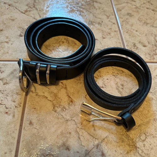 Belts used, medium size, black