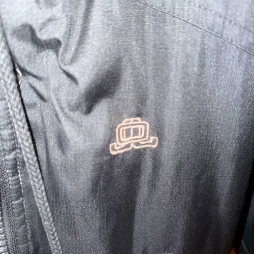 Black jacket with elastic waist, like new, size XS