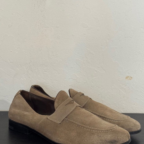 Kalogiou Loafers Size 46 Used, Beige and Brown