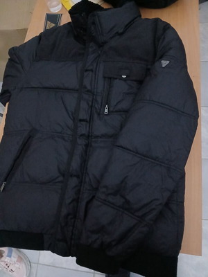 Guess Teen Jacket Large Black Like New