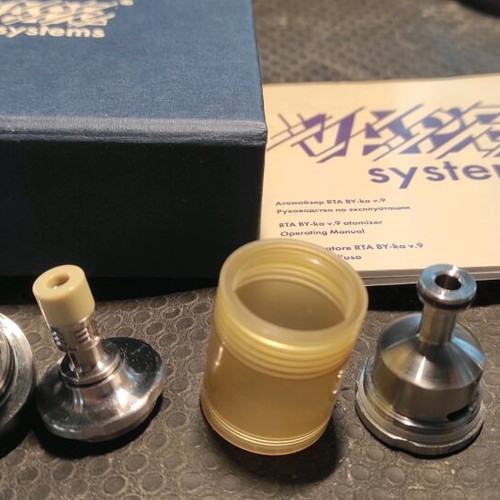 By Ka V9 MTL RTA από ανοξείδωτο ατσάλι σαν καινούργιο, original