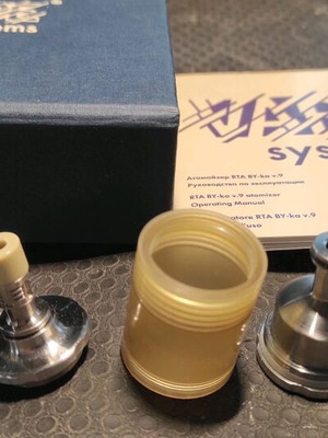 By Ka V9 MTL RTA από ανοξείδωτο ατσάλι σαν καινούργιο, original