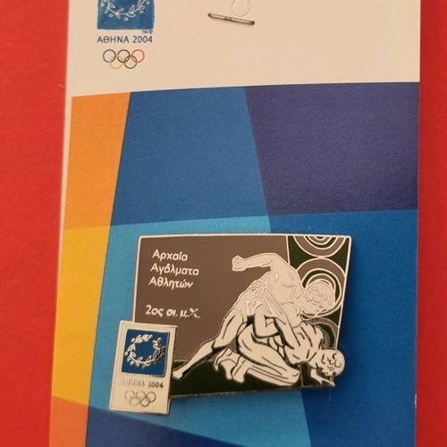 Pins Athens 2004 Ancient Athlete Statues series new set of 6