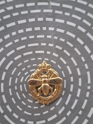 Metal Military Badge 1960 Used, Economic Officer