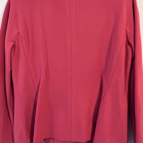 Strenesse women's jacket, fuchsia pink, collarless, minimalist design