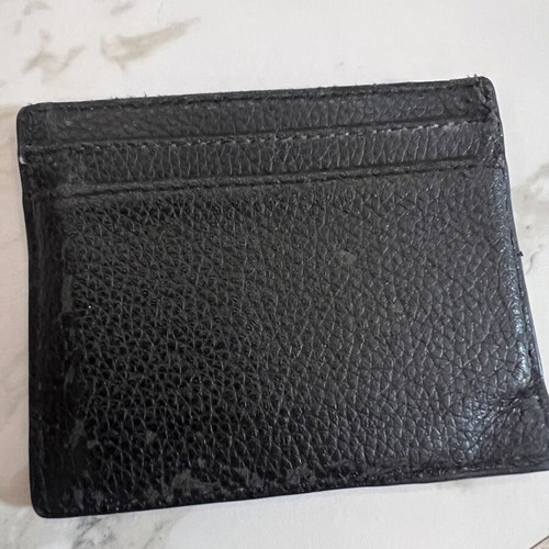 Emporio Armani cardholder used with bill compartment black