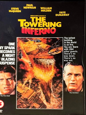 DVD The Towering Inferno μεταχειρισμένο, δράμα περιπέτεια με Steve McQueen και Paul Newman