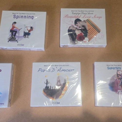 5 CD collections new, various music genres