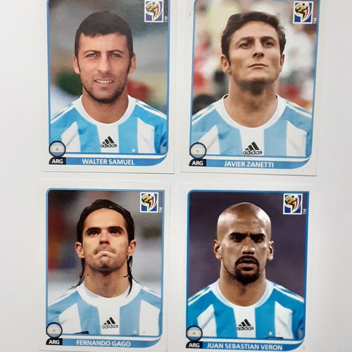 Argentina England Hellas Nigeria Stickers new, pack of 34