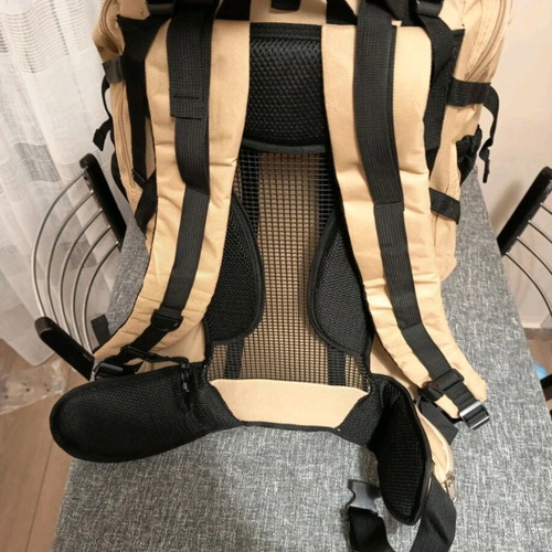VidaXL Hiking Backpack 80L with Breathable Mesh, New