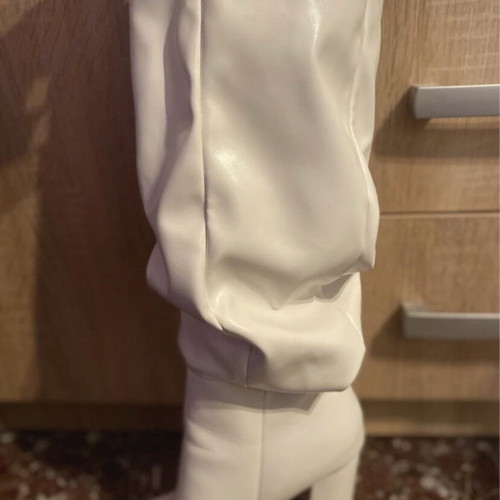 Shein white high-heeled pumps size 38