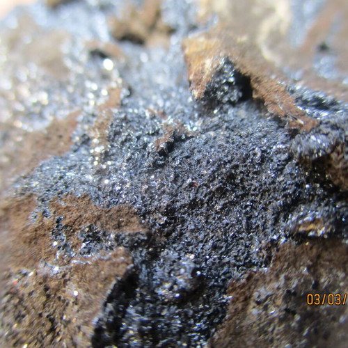 Chalcanthite and Hematite Mineral new, size 6 centimeters