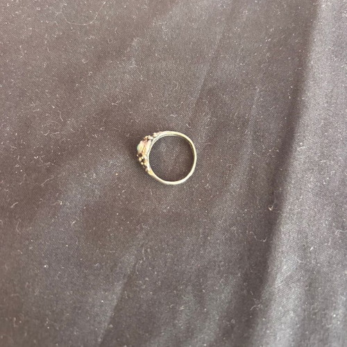 Vintage silver ring with turquoise stone very small used