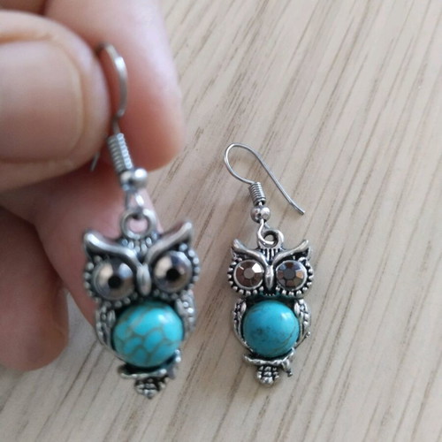 Owl earrings set new unique design