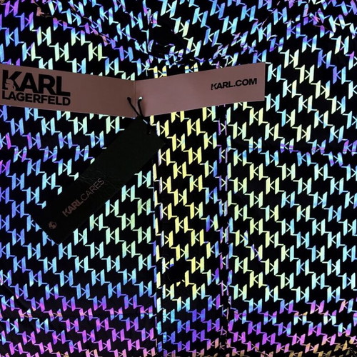 Karl Lagerfeld Monogram Reflective Down Jacket new, men's XL-XXL