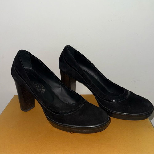 Tod’s women's heels used, size 38.5, black suede