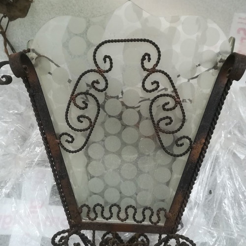 Antique lamp used, handmade, over 70 years old