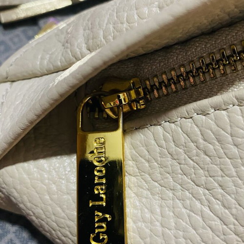Guy Laroche belt bag new, beige leather