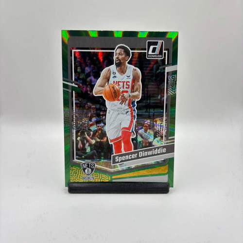 Spencer Dinwiddie Donruss 2023-24 Green Laser card like new