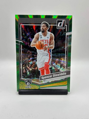 Spencer Dinwiddie Donruss 2023-24 Green Laser card like new