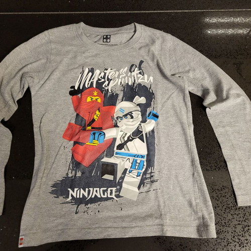 Lego Ninjago kids t-shirts used for ages 7-8