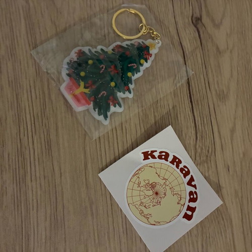 Karavan keychain new with gift sticker