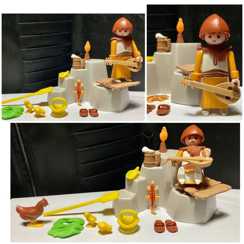 Playmobil custom figure monk like new with genuine parts