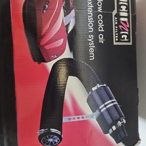 Carbon car intake barrel new, sealed in box