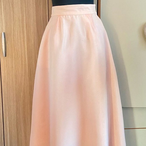 Ethereal salmon pale asymmetrical party skirt like new, size XXS