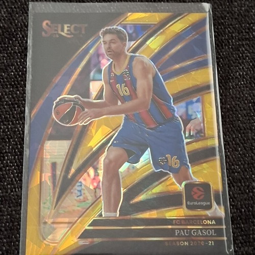 Pau Gasol 2025-26 Panini Select EuroLeague Courtside Gold Prizm /10