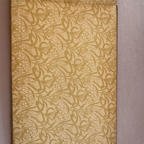 Leather-bound book with used Swiss Geneva postcard images
