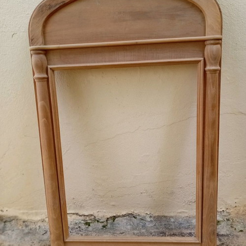 Mirror frame new, solid Greek walnut, 105×65 cm