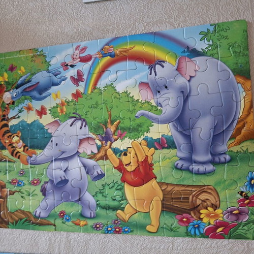 Disney Puzzle Winnie the Pooh 10 in 1 set like new