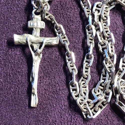 Silver Cross with 925 Silver Chain