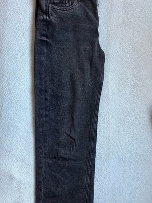Stradivarius mom jeans μεταχειρισμένα, σκούρο γκρι, νούμερο 38