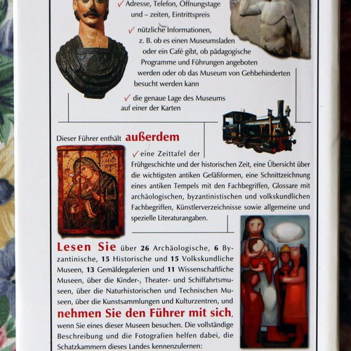 Die Museen Athens book like new, German language
