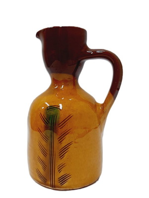 Vintage ceramic harvest jug 18 cm, like new