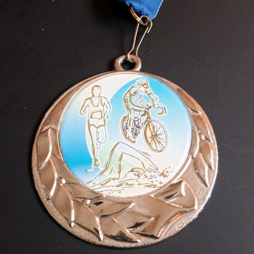 Collectible triathlon medal 2nd Multi Sport Tsakonia 2013 like new
