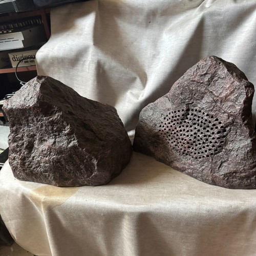 Rock garden speakers new, outdoor waterproof floor-standing pair