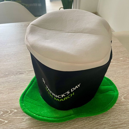 Guinness Pint novelty hat St. Patrick's Day