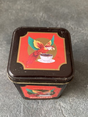 Loumidis coffee tin used