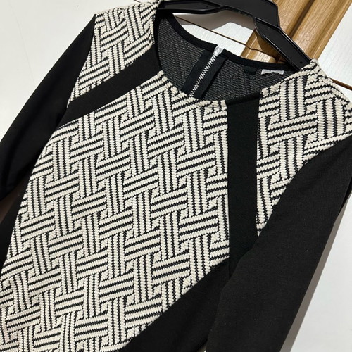 H&M dress like new, black with white -  4,00 - Vendora.cy