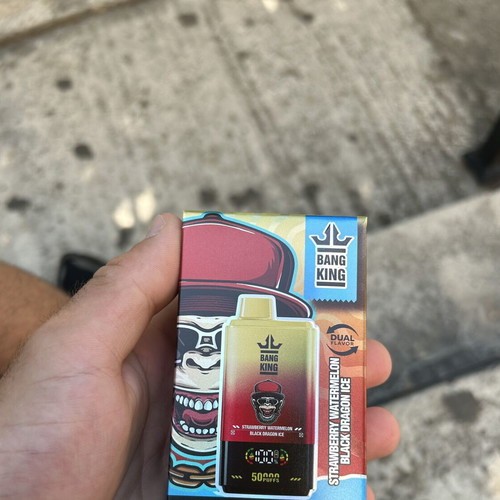 Bang King disposable vape strawberry watermelon black dragon ice