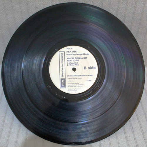 P.E.P Talk Featuring Jacqui Clarke You're Gonna Get Next To Me Remix 12" EP like new