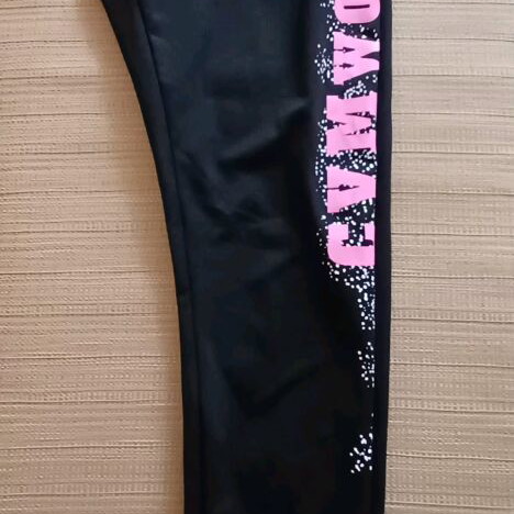 Women's sports leggings like new, size S, black and pink