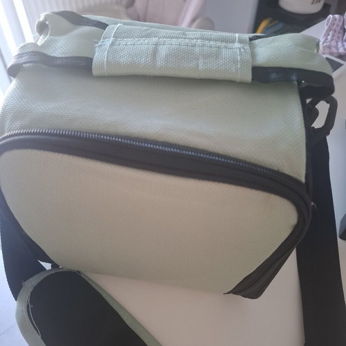 Cooler Bag Mint Green with Adjustable Shoulder Strap