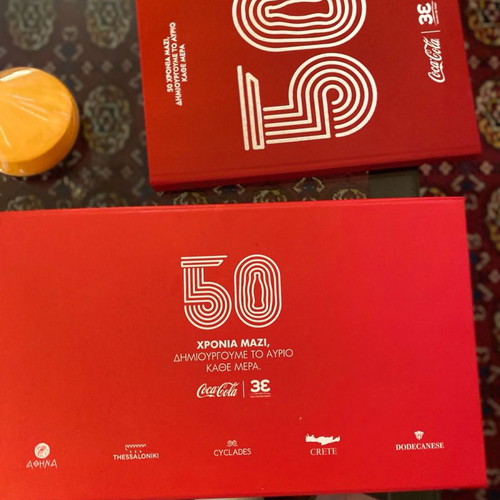 Collectible bottles and book 50 years Coca Cola new