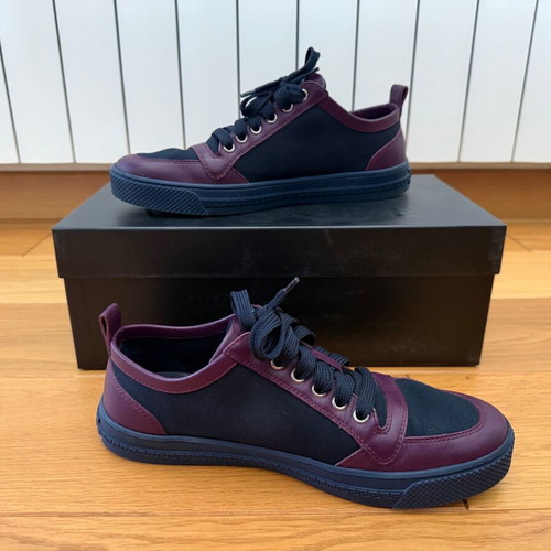 Versace sneakers size 40, navy and bordo
