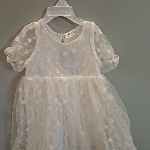 Pepco princess dress white 98cm new