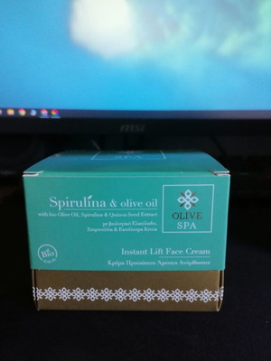 Olive Spa Spirulina & Olive Oil Instant Lift Face Cream new
